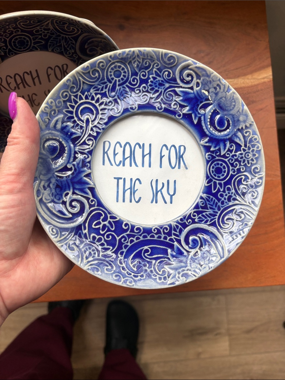 2 Blue Decorative Plate frames set - Picture 3 of 6